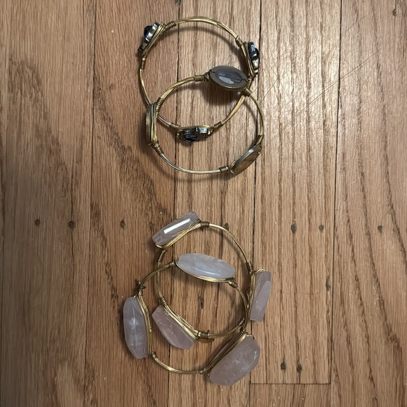 Rose quartz and coin bracelets (set of 4) - Picture 3 of 3